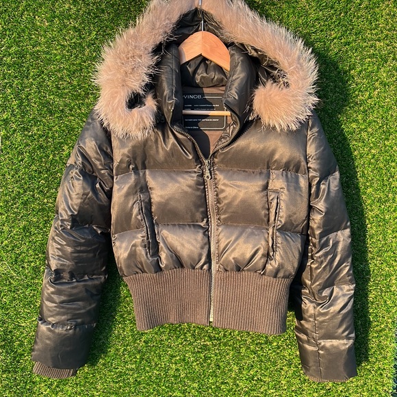 Vince Bomber Jacket Green XS - Picture 7 of 10